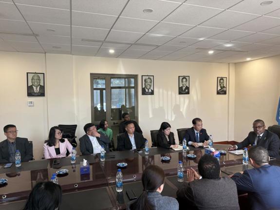 中国民族贸易促进会商务代表团访问埃塞俄比亚国家投资委员会——一乡一品一梦想 一带一路一世界