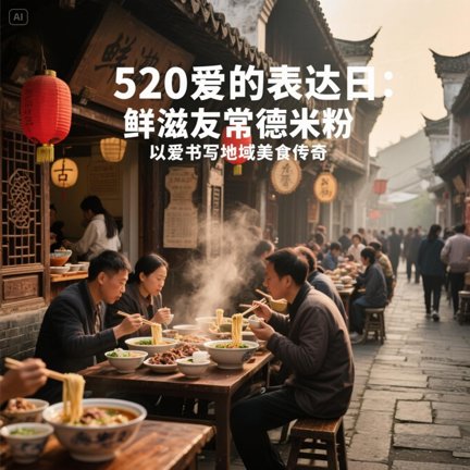 520爱的表达日：鲜滋友常德米粉以爱书写地域美食传奇