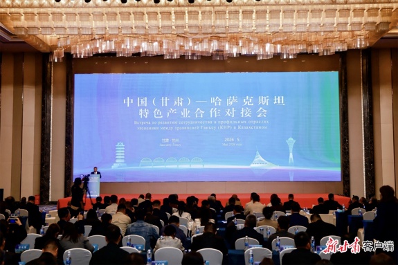 中国（甘肃）-哈萨克斯坦特色产业合作对接会在兰举行